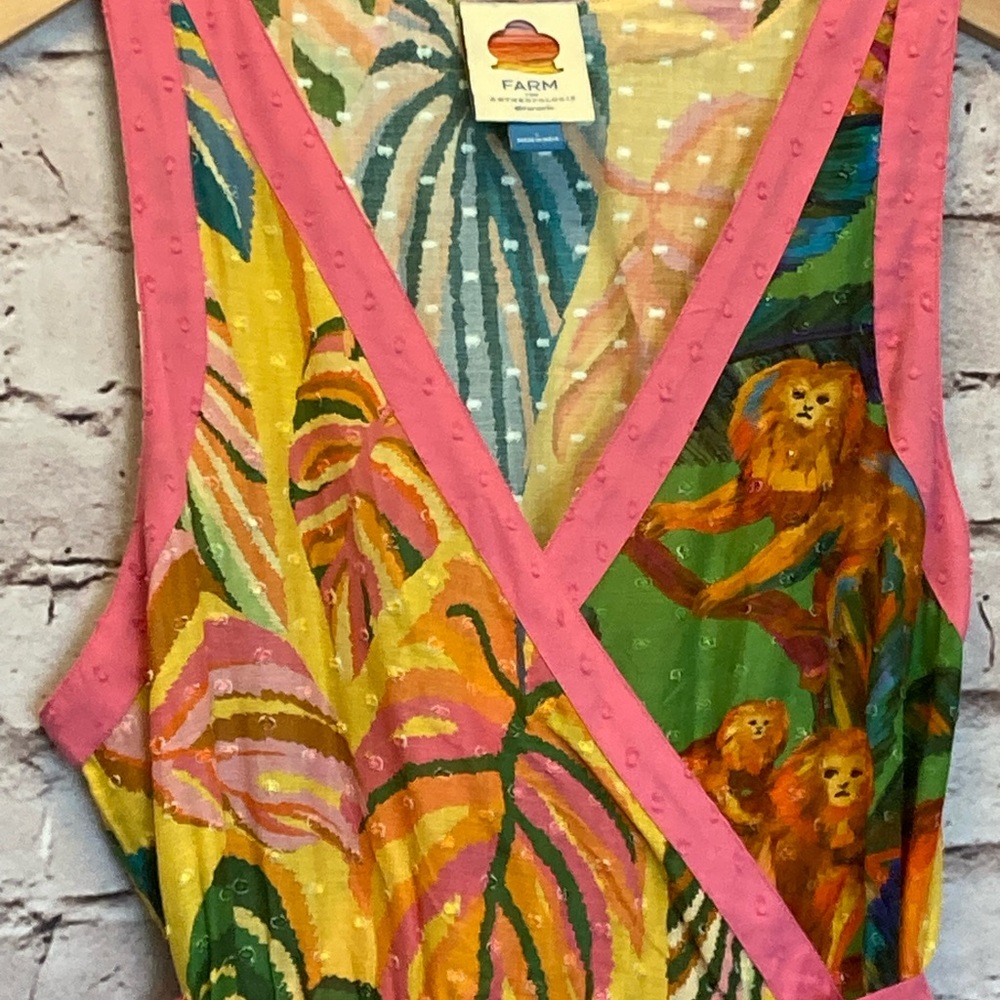 Gorgeous Farm Rio Anthologie Cotton Maxi Dress, size L - Picture 3 of 11